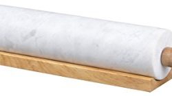 Evco International Creative Home Marble Rolling Pin, White