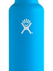 Hydro Flask Standard Mouth Insulated Water Bottle Sport Cap, Black