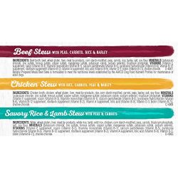 Purina Beneful Prepared Meals Stew Variety Pack Wet Dog Food, (6) 10 oz. Tubs