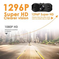 Vantrue R3 2K Dash Cam Super HD 1296P Car Dash