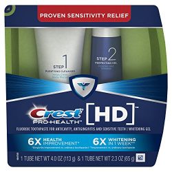 Crest Pro-Health HD Toothpaste Daily Two-Step System, 4.0 oz and 2.3 oz Tubes