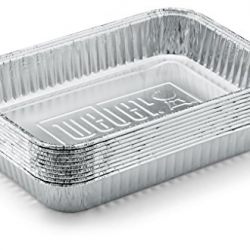 Weber Small 7-1/2-Inch-by-5-inch Aluminum Drip Pans