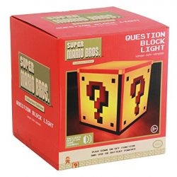 Super Mario Brothers Question Block Night Light - Table Lamp