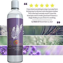 Pure Tea Tree Oil Shampoo - Natural Essential Oil Anti-Dandruff Shampoo