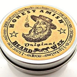 Honest Amish Original Beard Wax - Made from Natural and Organic Ingredients