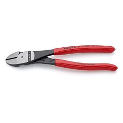 KNIPEX 74 21 200 8" High Leverage Angled Diagonal Cutters