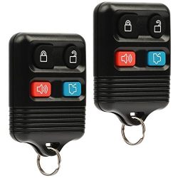 Key Fob Keyless Entry Remote fits Ford, Lincoln, Mercury, Mazda Mustang Explorer Escape Focus Fusion Taurus , Set of 2)