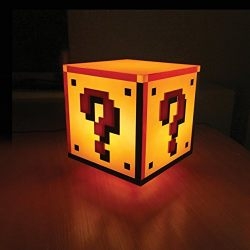 Super Mario Brothers Question Block Night Light - Table Lamp