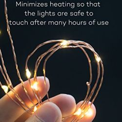 LED String Lights 33 ft with 100 LEDs, TaoTronics Waterproof Decorative Lights for Bedroom
