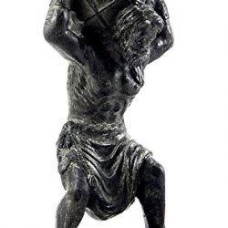 Bronze Finish "Atlas Holding the Heavens" Desktop Office Statue