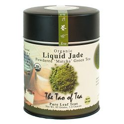 The Tao of Tea, Liquid Jade Powdered Matcha Green Tea, Loose Leaf, 3-Ounce Tin