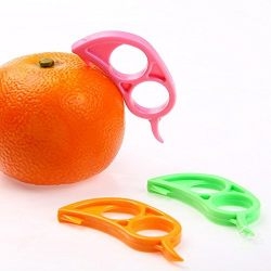 CJESLNA 4 x Orange Opener Peeler Slicer Cutter