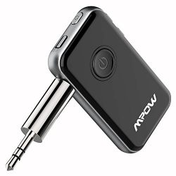 Mpow Bluetooth 4.1 Receiver and Transmitter, 2-in-1 Wireless 3.5mm Audio Adapter