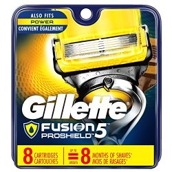 Gillette Fusion5 ProShield Men's Razor Blades, 8 Blade Refills