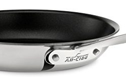 All-Clad Stainless Steel Tri-Ply Bonded Dishwasher Safe PFOA-free Non-Stick Fry Pan / Cookware, 12-Inch, Silver