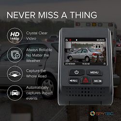 Spy Tec A119 Version 2 Car Dash 60 FPS 1440p Camera with Novate Chipset