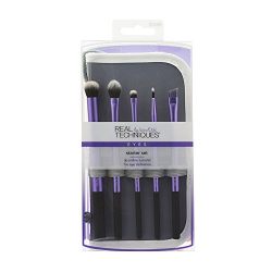 Real Techniques Starter Set Hand Cut Hair Design Makeup Brush Set