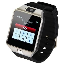Amazingforless Bluetooth Touch Screen Smart Wrist Watch Phone with Camera - Silver