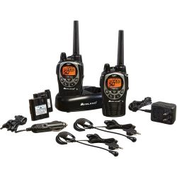 Midland 36-Mile 50-Channel FRS/GMRS Two-Way Radio (Pair) (Black/Silver)