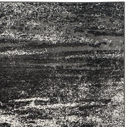 Safavieh Adirondack Collection Silver and Black Modern Abstract Area Rug (8' x 10')