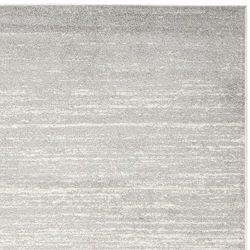 Safavieh Adirondack Collection Ivory and Silver Modern Area Rug (9' x 12')