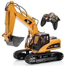 Top Race 15 Channel Full Functional Remote Control Excavator Construction Tractor
