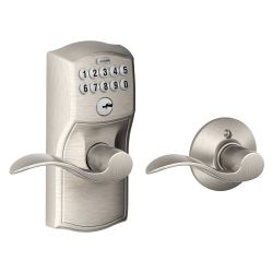 Schlage ACC Camelot Keypad Entry with Auto-Lock and Accent Levers