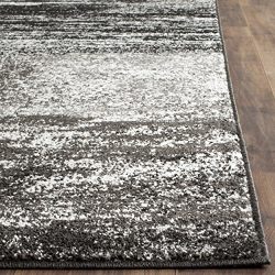 Safavieh Adirondack Collection Silver and Black Modern Abstract Area Rug (8' x 10')