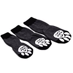 EXPAWLORER Anti-Slip Dog Socks Traction Control for Indoor Wear, Paw Protection