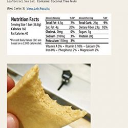 New! Paleo Protein Bar® (Vanilla Pudding) 12 Bars (20g Grass-Fed Beef) (Low Net Carbs) (w/Organic Prebiotics + Probiotics) (Gluten Free)