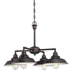 Westinghouse Iron Hill Four-Light Indoor Convertible Chandelier