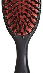 Denman Grooming Brush with Natural Bristle and Nylon Pins
