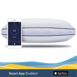 iSense Sleep SMART Pillow, Adjustable Height, Integrated Sleep Tracking