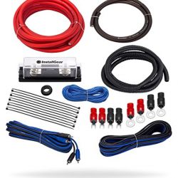 InstallGear 4 Gauge Complete Amp Kit Amplifier Installation Wiring Wire