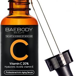 Baebody Vitamin C Serum 20% for Face, Professional Anti-Aging Topical Facial Serum