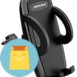 Mpow UPGRADE Air Vent Car Phone Mount, 3-level Adjustable Clamp with Universal Phone Cradle