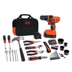 BLACK+DECKER 20-Volt MAX Lithium-Ion Drill and Project Kit