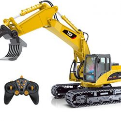 Top Race 15 Channel Full Functional Remote Control Truck RC Fork Excavator