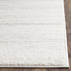 Safavieh Adirondack Collection Ivory and Silver Modern Area Rug (9' x 12')