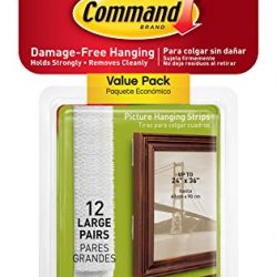 Command Picture & Frame Hanging Strips Value Pack, Large