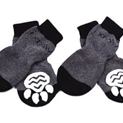 EXPAWLORER Anti-Slip Dog Socks Traction Control for Indoor Wear, Paw Protection