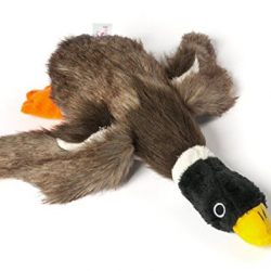 Dogloveit Mallard Duck Squeaky Dog Toys for Small Dogs Plush Dog Toys, 12-inch