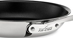 All-Clad Stainless Steel 3-Ply Bonded Nonstick Egg Perfect Fry Pan Skillet, 9-Inch, Silver