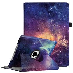 Fintie iPad 9.7 inch 2018 2017/iPad Air Case - 360 Degree Rotating Stand Protective Cover with Auto Sleep Wake for Apple iPad 9.7" (6th Gen, 5th Gen)/iPad Air 2013 Model, Galaxy