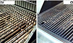 Mr. Fuego – BBQ Grill Brush Cooking Utensil, 3 in 1 Advanced Abrasive Bristles, Heavy Duty, Light Weight, Quick and Easy Cleaning, Fire Starter Storage in Handle, Great Outdoorsman Gift
