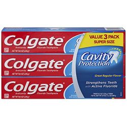 Colgate Cavity Protection Toothpaste with Fluoride - 8 ounce (3 Count)
