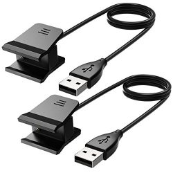Cablor Charger for Fitbit Alta HR, 2Pack 55cm Replacement USB Charger