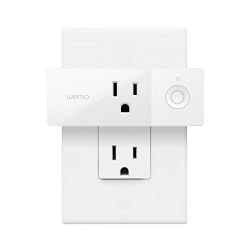 Wemo Mini Smart Plug, Wi-Fi Enabled, Works with Alexa and Google Assistant