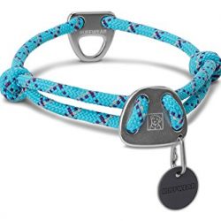 Ruffwear Knot-a-Collar Rope Dog Collar, Blue Atoll, Medium