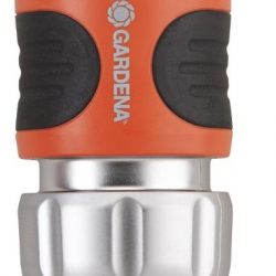 GARDENA Metal Alloy Hose Connector with Water Stop